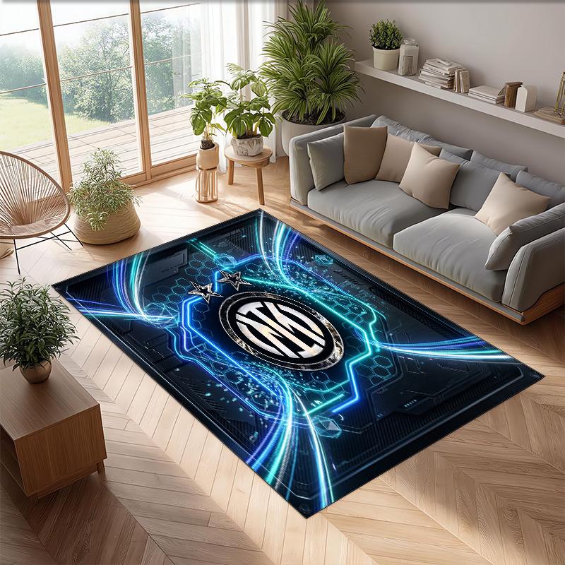 Borussia Dortmund Printed Flannel Area Rug Non Slip Soft Polyester Floor Carpet Indoor Decor Mat for Bedroom Living Room Sofa