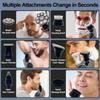 Men 9D Floating Men Electric Shaver Wet Dry Beard Hair Trimmer Electric Razor Rechargeable Bald Head Shaving Machine LCD Display