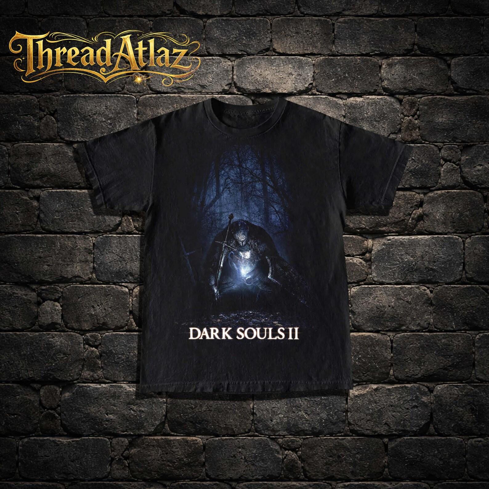 Vintage Dark Souls 2 T-Shirt 90s Alt Rock Tee, Unisex Cotton M