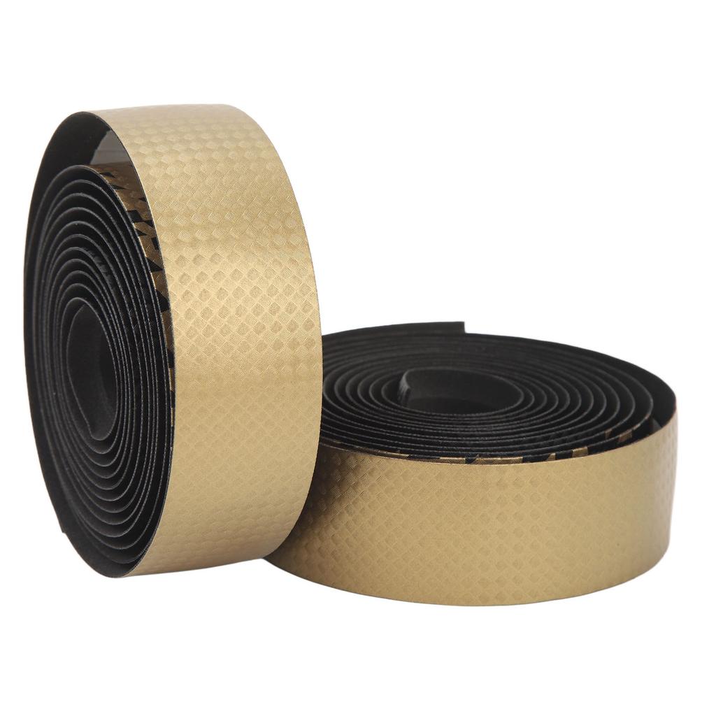 Bike Handlebar Tape Comfortable Grip Anti Slip Road Bicycle Bar Tape for Road Cycling Bicycles Bikes Gold