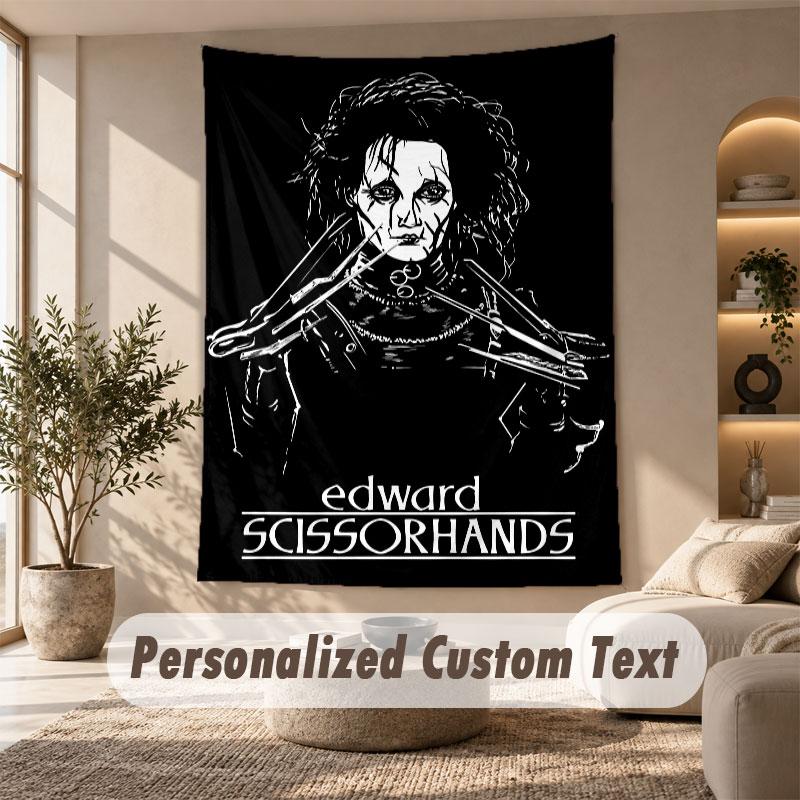 Wall Hanging Tapestry Art Cloth Bedroom Room Background DecorEdward Scissorhands