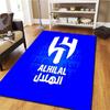 Tappeto Al-Hilal Saudi FC per Soggiorno Camera da Letto Casa Decorazione Divano, Tappetino Antiscivolo per Giochi Bambini