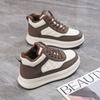 Winter new velvet dad shoes ins student height increase sports warm casual cotton shoes