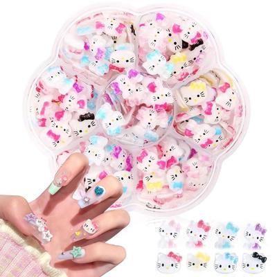 Chaojibao Nail Pierre pour Ongles Mignonne Grande Pierre pour Ongles Résine 3D Faite à la Main Design d'Ongles Mode DIY Artisanat Décoration Nail Art Fournitures 1 Pièce Breloque, Breloque, Kit, Fournitures,