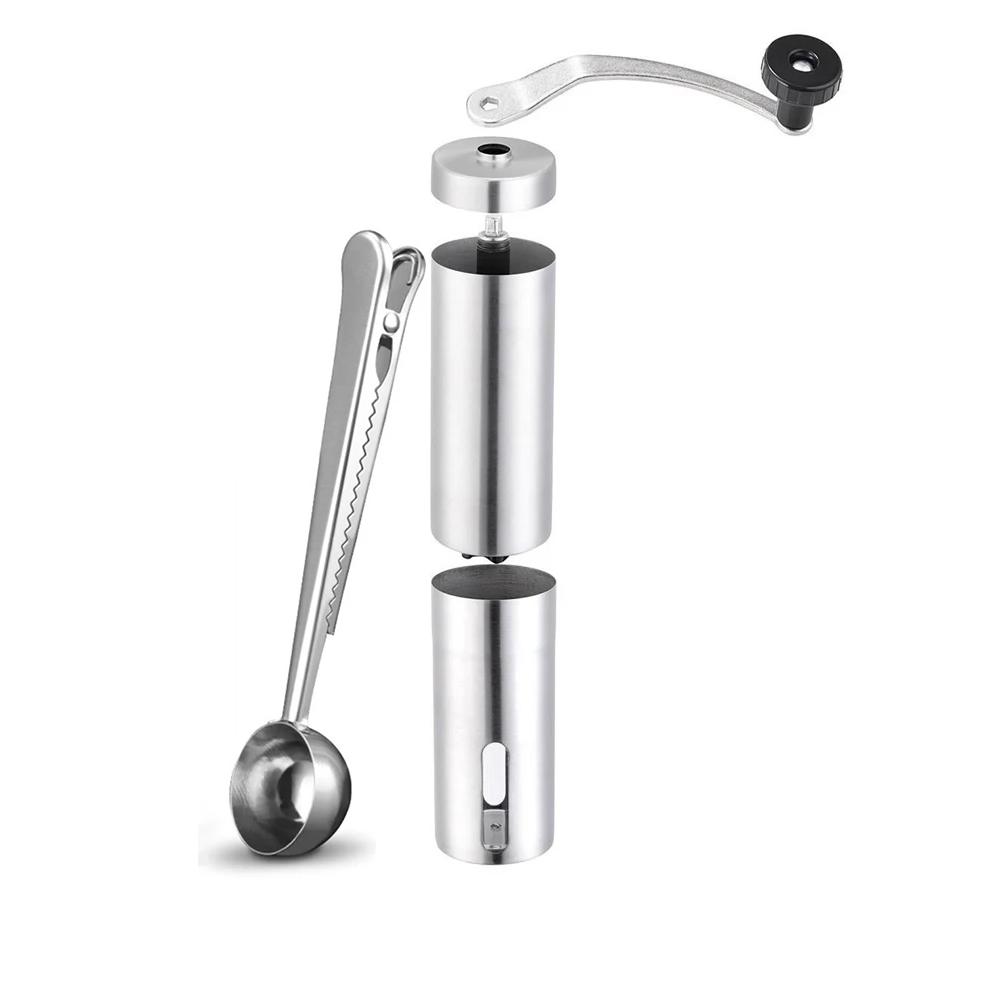 Mini Kaffeemühle Edelstahl Hand manuell Handgemacht Kaffeebohnenmühle Crocus Grinders Nespresso Dolce Gusto Kapsel