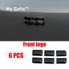 For Geely EX5 Galaxy E5 2024 2025 2026 Car Steering wheel button transparent protection sticker Car Logo sticker Accessories