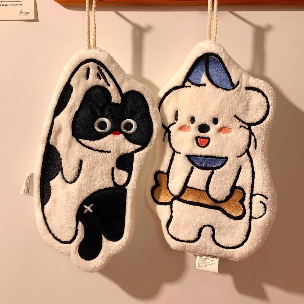 Nový přírůstek: Roztomilý kreslený štěně ručník na ruce - Super savý a silný