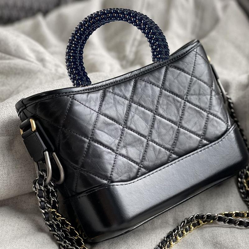 1Pc Exquisite Pearl Round Bag Handle Metal Ring Braided Colorful Beads For Women Handbag Purse Frame Diy Handmade Bag Accessories