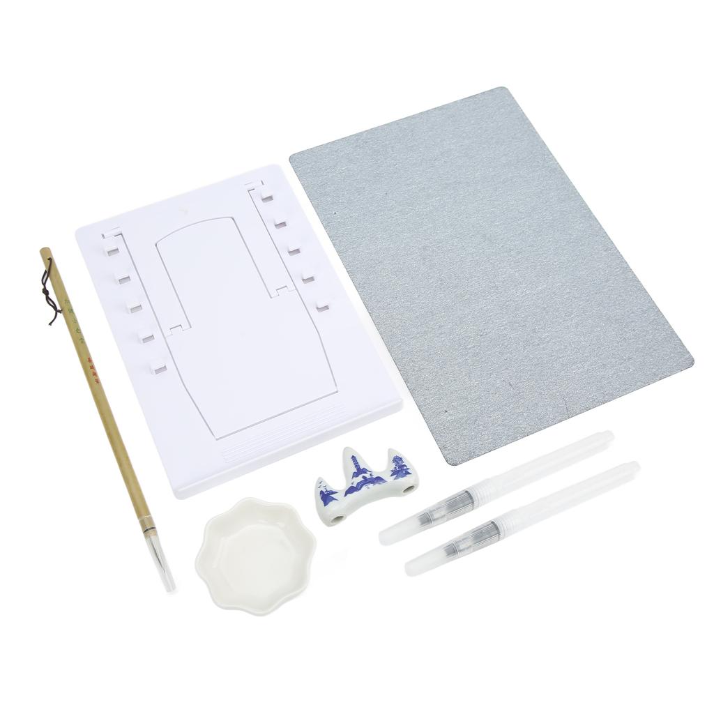 Water Drawing Board Kit Reusable Environmentally Friendly Brush Water Painting Art Board Tools Set with Bracket