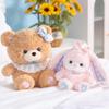 Cute Teddy Bear & Rabbit Doll Plush Toy for Girls - Claw Machine Gift