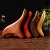 Reflexology Tools Wood Therapy Massage Tools Triangle Gua Sha Board Scraping Board Foot Massage Stick and Wooden Scalp Massage