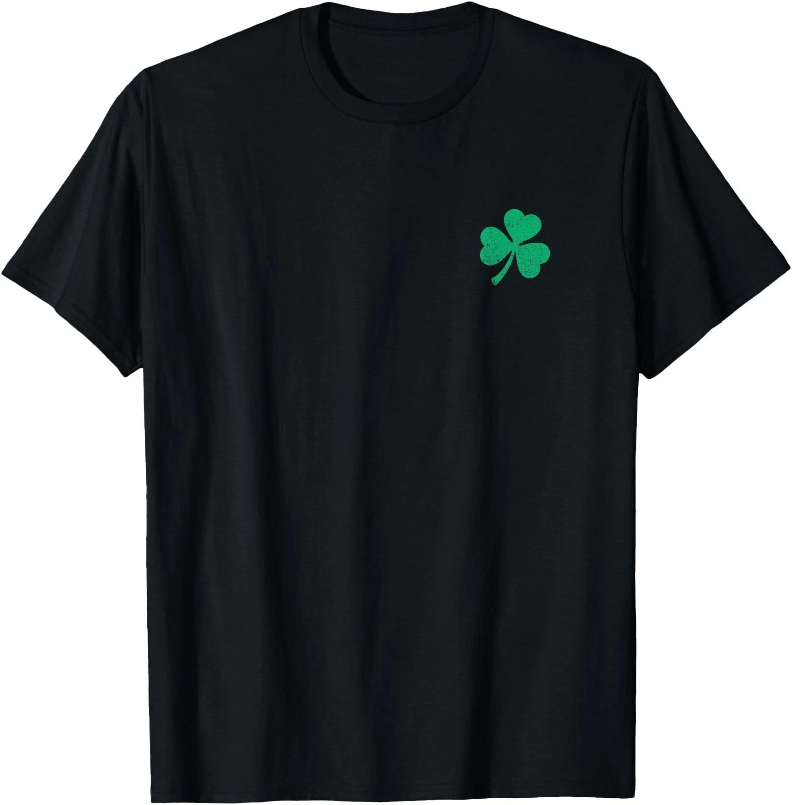 Funny Four Leaf Clover Irish Shamrock St.Patricks Day Green T-Shirt S