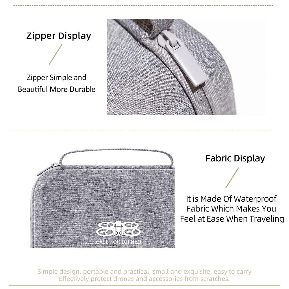 Mini Portable Bag for DJI Neo Drone Carrying Case Travel Storage Box for DJI NEO Standard Set Drone Accessories