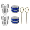 AEE4-1.1Mm Foam Cannon Orifice Nozzle And Foam Maker,Replacement Thread Nozzle Tips And Mesh Filter For Snow Foam