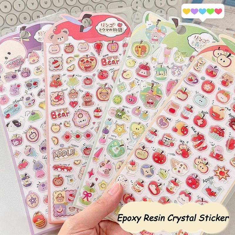 2-4pcs 3d Relief Bubble Stickers Cute Rabbit Cartoon Children Diy Stickers Phone Cases Handmade Diy Materials Sticker