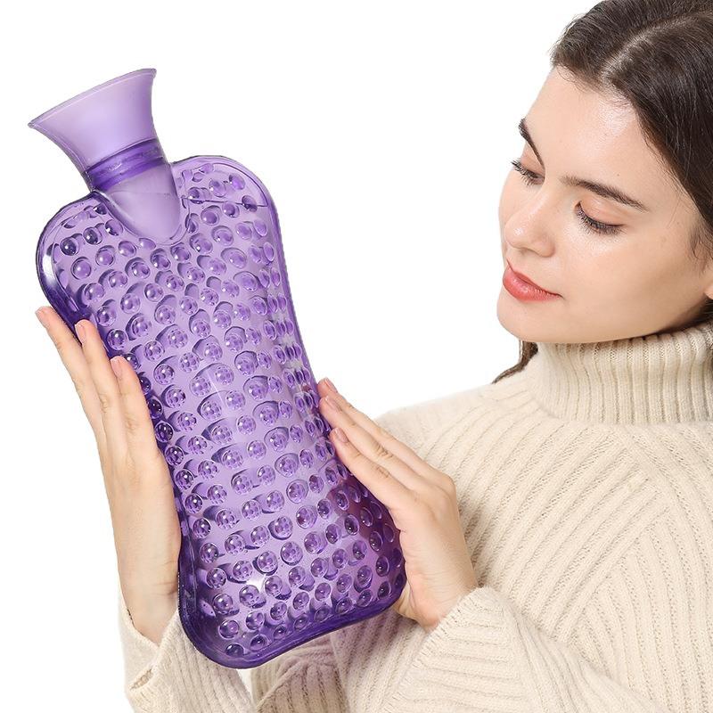 Cervical Spine & Lumbar Hot Water Bottle - Hand Warmer & Compress for Neck and Abdomen