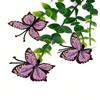 New 3D Printing Artificial Butterfly Flowers Multi-Bloom Pink Artificial Faux Plants Plastic Fake Flower Indoor Decoration