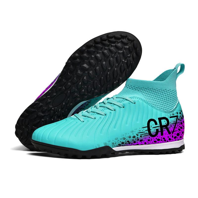 New High-Top Football Shoes Ag Long Nails Broken Nails Male And Female Students Adult Youth Game Training Football Shoes