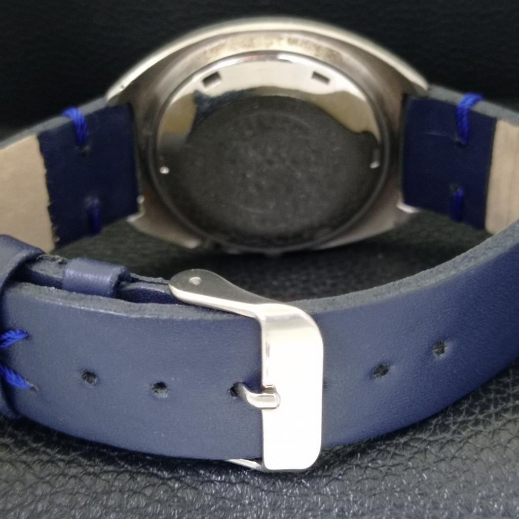 Orient AUTOMATIC 46941 JAPAN MENS VINTAGE BLUE COLOR DIAL WATCH A701850-5 R207-a701850