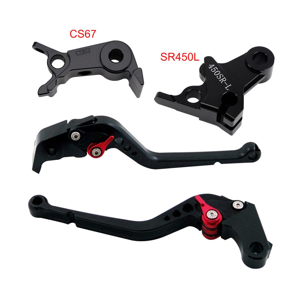 Long Clutch Brake Lever fit for VOGE DS900X 900DSX 2024-2026 Black