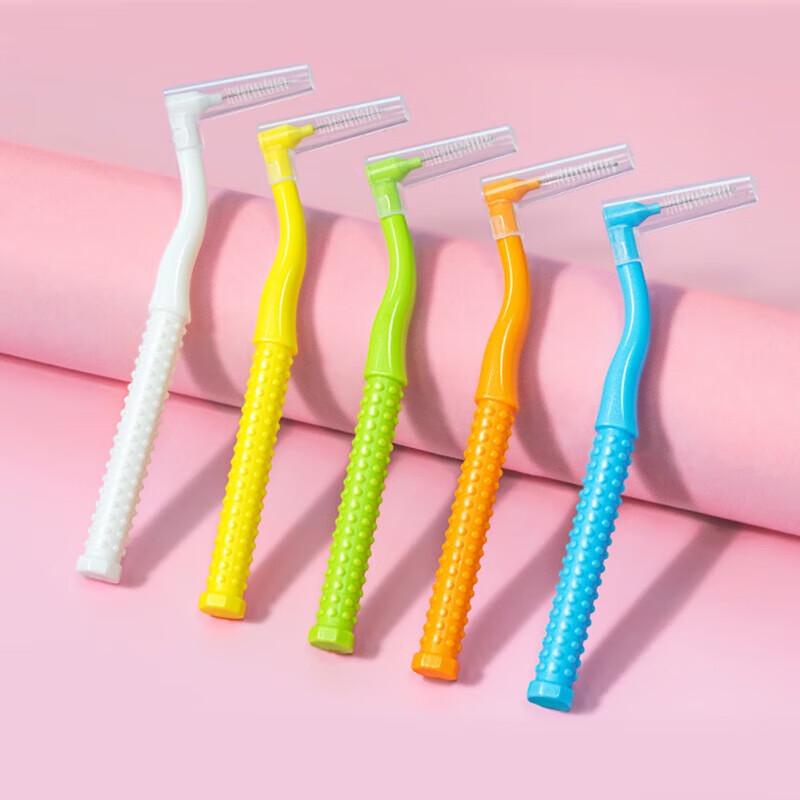 L-Shaped Interdental Brushes, 40-Pack