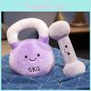 Charmant Knuffel Kettlebell en Dumbbell Speelgoed Ideaal voor Fitness Cadeaus en Decoraties