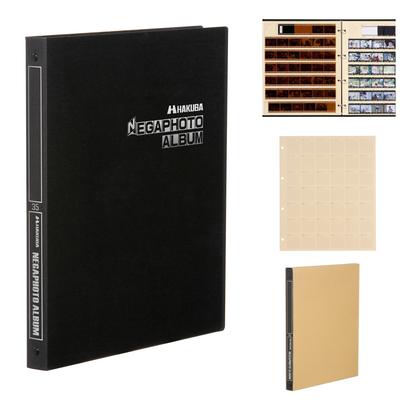 Film Negative Photo Album for 35mm 420 Frames Frames Per 10 Holds Negative Film and Contact Prints Binder Design with Expandable Sack