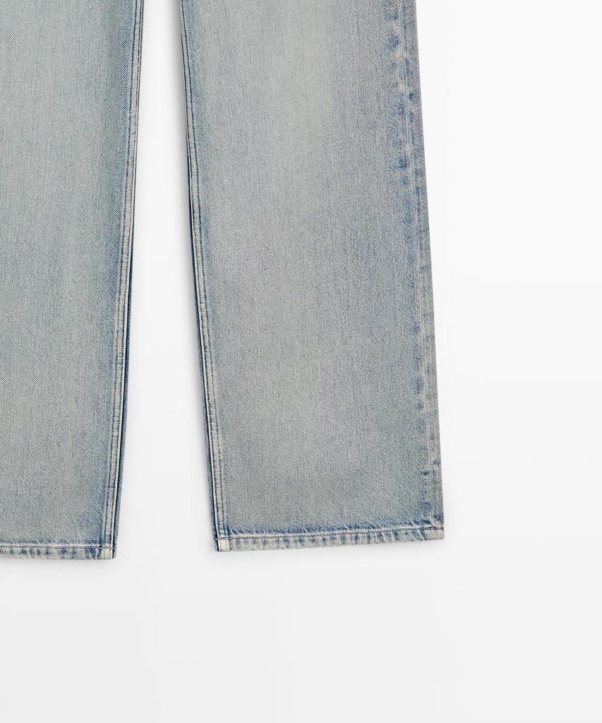 Masimodutti High-Waisted Wide-Leg Jeans