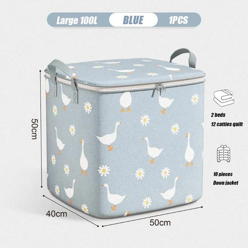

1PC Foldable Waterproof High-Capacity Multi-Purpose Clothes Storage Organizer Bag for Daily Necessities Travel Home Compact
