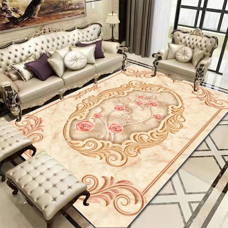 Carpet Living Room Mat Modern Bedroom European Style Decoration Carpet Luxury Large Room Rugs Washable Sofa Lounge Floor Mats