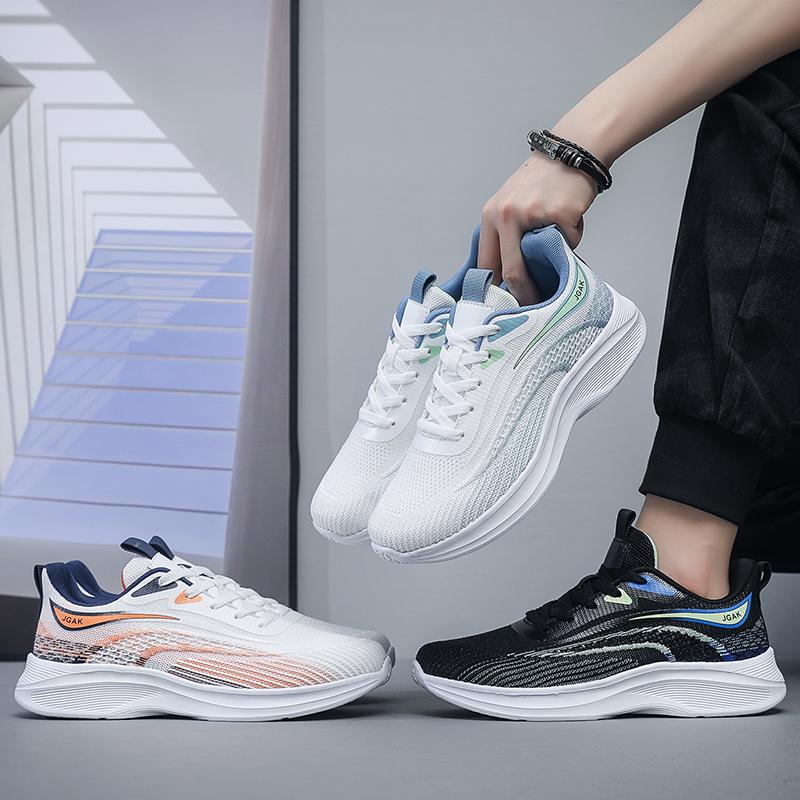 Fashion Men's shoes Casual lightweight non-slip fashion sneakers Breathable running shoes Outdoor walking training tennis shoes for men