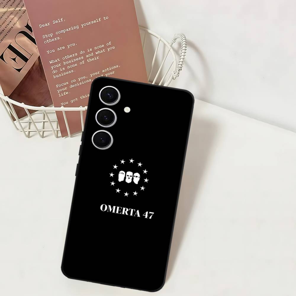 

Fashion O-OmertaS 47 Phone Case For Samsung S 24 Fe 25 Ultra Plus 20 Lite 21 30 22 23 24 22 Ultra 5G Fundas Samsung S24
