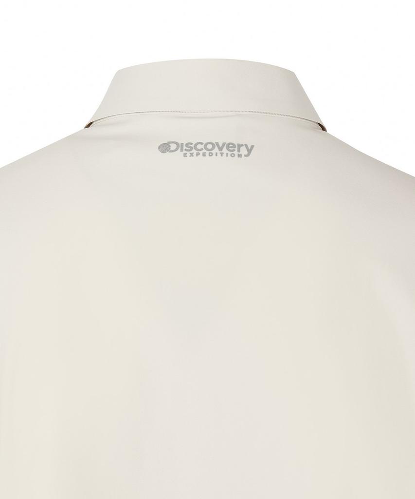 DISCOVERY EXPEDITION Men'S Freshvent Prevona Tricot Polo Shirt (D/Ivory)