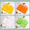 Durable Melamine 6-Compartment Canteen Tray