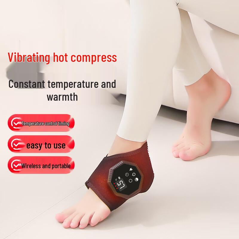Graphene Heated Ankle Massager with Vibration