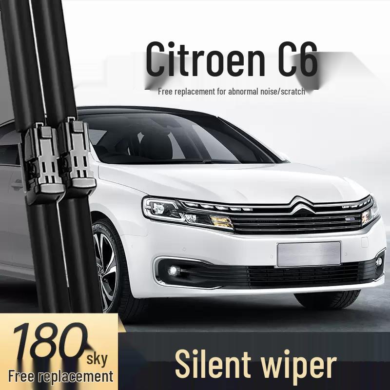 Citroën C6 Frameless Silent Wiper Blade - Car-Specific Rubber Strip Frameless Wiper Blade