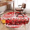 Liverpool F.C Pattern Round Rug, Indoor/Outdoor Mat, for Picnic, Gameroom, Bedroom, Office, Living Room, Home Decor Carpet, Birthday Gift