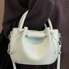 Niche bag women's summer new handbag texture versatile shoulder bag fashion pleated shoulder oblique span bag