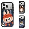 Denim Texture Fabric Phone Case for Apple 17 Promax/16PM/15 Pro/13 - Cute & Trendy Cartoon Design, Full Coverage.