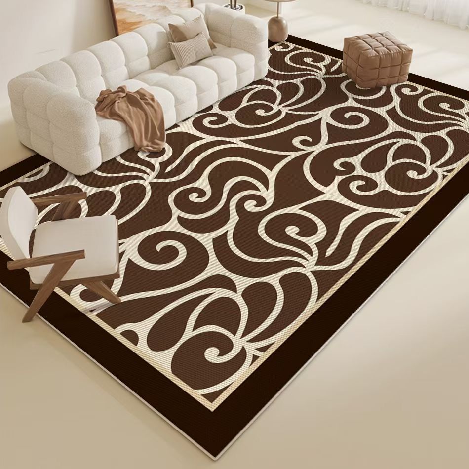 Vintage Carpet Living Room Sofa Coffee Table Mat Bedroom Modern Bed Fully Covered Floor Mat
