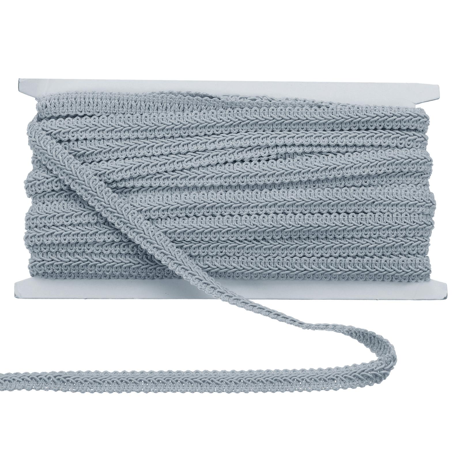 

2 шт. Отделка тесьмой гимп Плетеная кружевная отделка Лента Декоративный материал для одежды Вышивка для DIY рукоделия 13 ярдов x 1/2 (12мм) 13 Yards серый