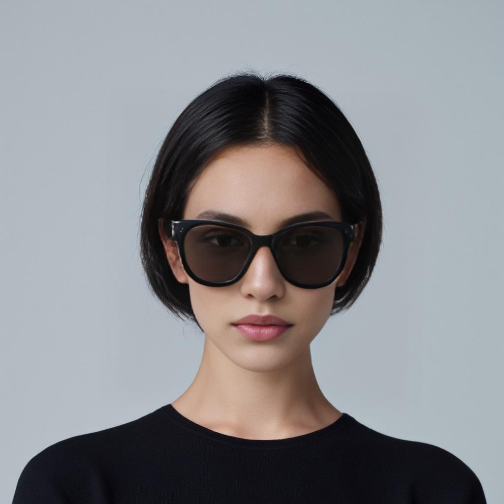 MIU MIU Square Sunglasses Women Sunglasses Black 0MU01ZS1AB5S0