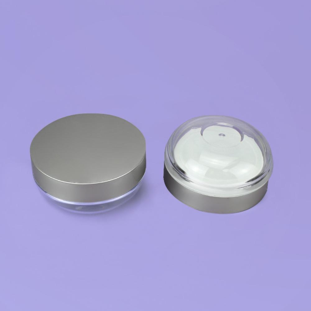 Plastic Cosmetics Container with Sifter Bulk Powder Box Convenient Loose Powder Jar  Lady/Girls