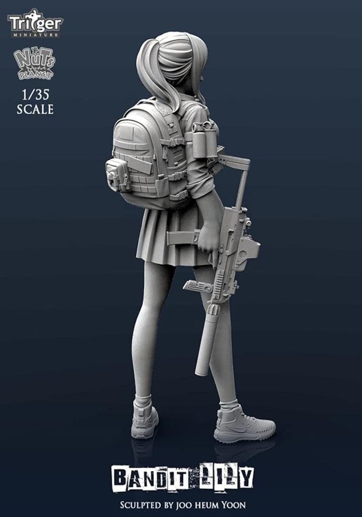 Nuts Planet 1/35 Bandit Lily: A Young Target-Catcher Resin Kit T35037