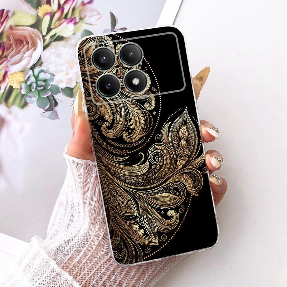 For Xiaomi Redmi K70 Pro K70e K70 Ultra / Poco X6 Pro 5G Phone Case Floral Butterfly Bow Dragon Cat Pattern Bumper Soft Silicone