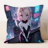Superhero Spiderman Pillowcase Spider Gwen Printed Pillowcase Living Room Sofa Chair Cushion Cover Room Home Decor Gift