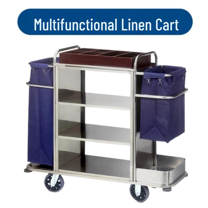 Multifunctional Hotel Housekeeping Service Cart