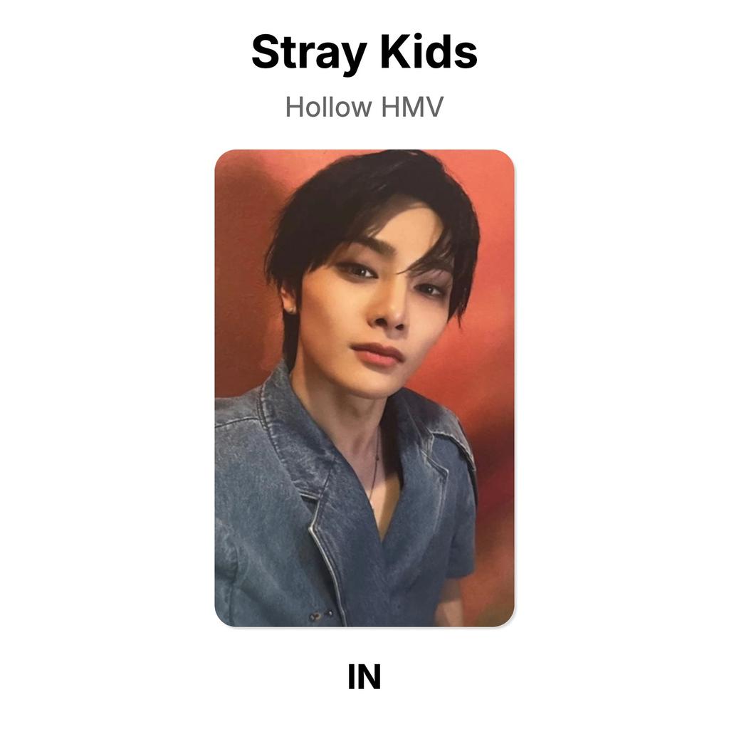 Stray Kids Hollow HMV Official Photocard