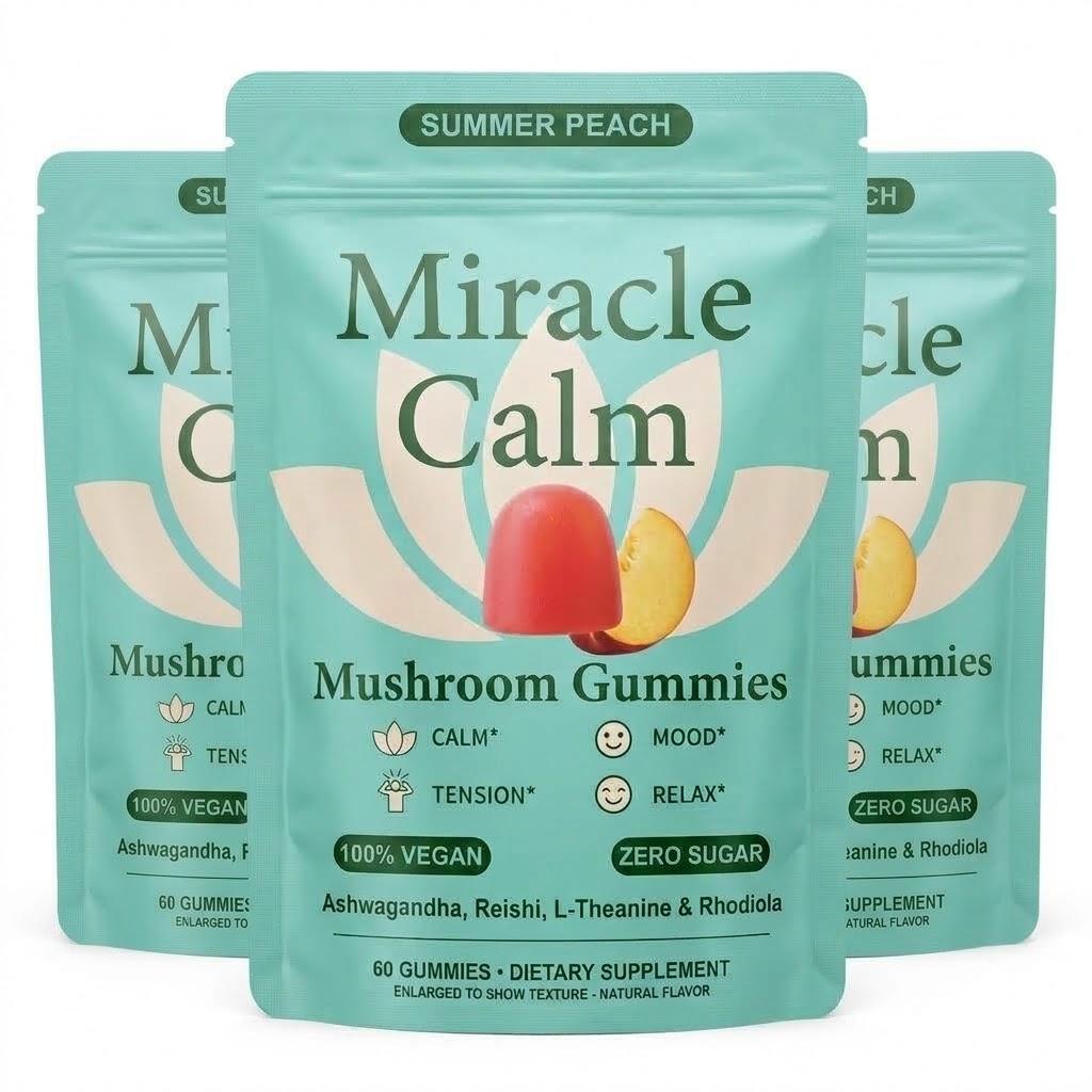 Pilz-Gummis – Stressabbau & Stimmungsaufhellung für Erwachsene, Zuckerfrei, Glutenfrei, Ohne künstliche Farbstoffe, Vegan 3pack