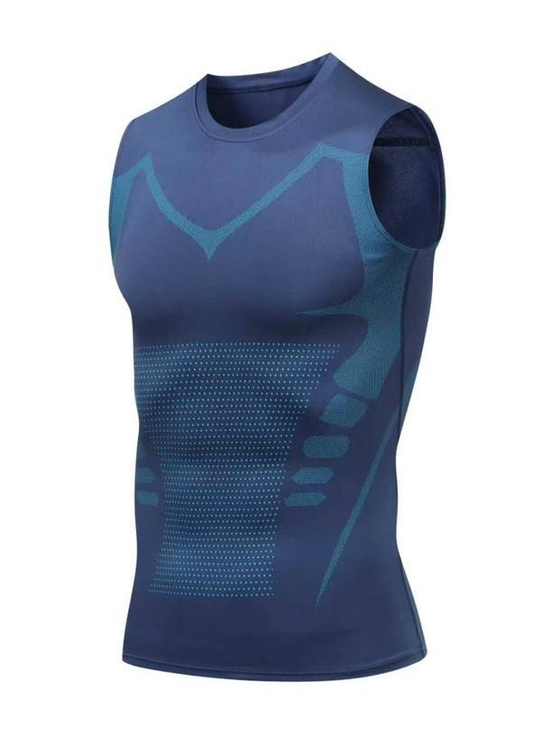 Herren ärmelloses Quick-Dry Fitness Tanktop – Atmungsaktives, eng anliegendes, schweißabsorbierendes Unterhemd für Laufen & Training.
